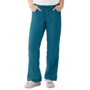 Medline PerforMAX Modern Fit Boot-Cut Scrub Pants with 2 Pockets — 4XL / Caribbean Blue / Each (1)
