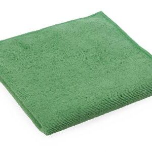 Medline Microfiber Cleaning Cloths — Green / 16 Inch / Case (250)