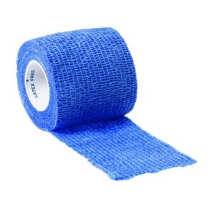 Co-Flex Cohesive Bandage — 1 Inch x 5 Yards / Blue / Box (2)