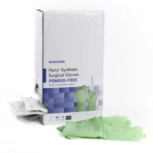 McKesson Perry Performance Plus Polyisoprene Surgical Gloves — Size 7 / Box (100)