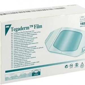 Solventum 3M Tegaderm Transparent Film Dressing — 2.375 x 2.75 Inch / With Label / Default / Box (100)