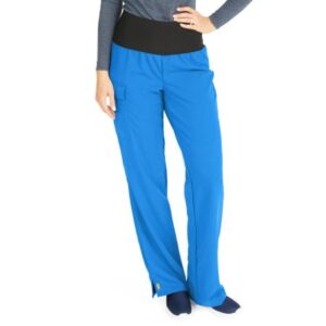 Medline Ocean ave Stretch Wide Waistband Scrub Pants — S / Royal Blue / Tall / 5560RYLST - DISCO