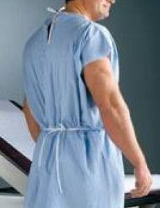 Graham Medical Patient Exam Gowns — 30 x 42 Inch / Blue / 70222N / Case (50)