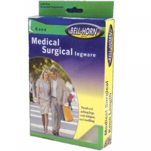 Bell-Horn Anti-Embolism Stockings — 3XL / Short / White / 18 mmHg / BH112003X-SHORT - DISCO