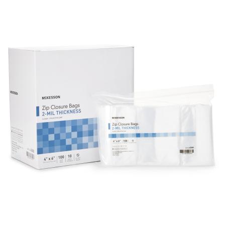 McKesson Zip Closure Bags — 4 x 6 Inch / Bag (100)