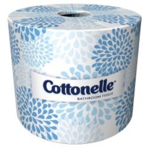 Kleenex Cottonelle Professional Toilet Tissue, Paper, Standard Size, 2-Ply, Cored Roll, 451 Sheets per Roll, White, 4 x 4 In., 1 Count, #17713 — Each (1)